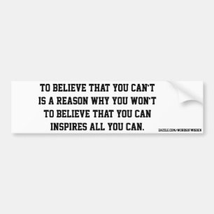 Self Confidence Autoaufkleber