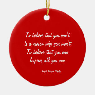 Self Confidence Keramik Ornament