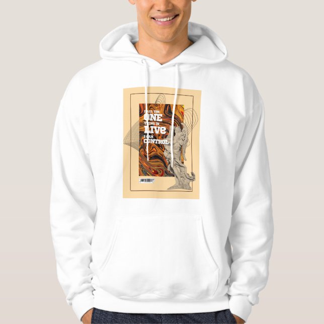 Self Control Motivational hoodie (Vorderseite)