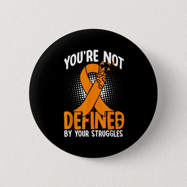 Self Harm Awareness Motivational Sitive Mindfulnes Button (Vorderseite)