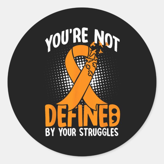 Self Harm Awareness Motivational Sitive Mindfulnes Runder Aufkleber (Vorderseite)