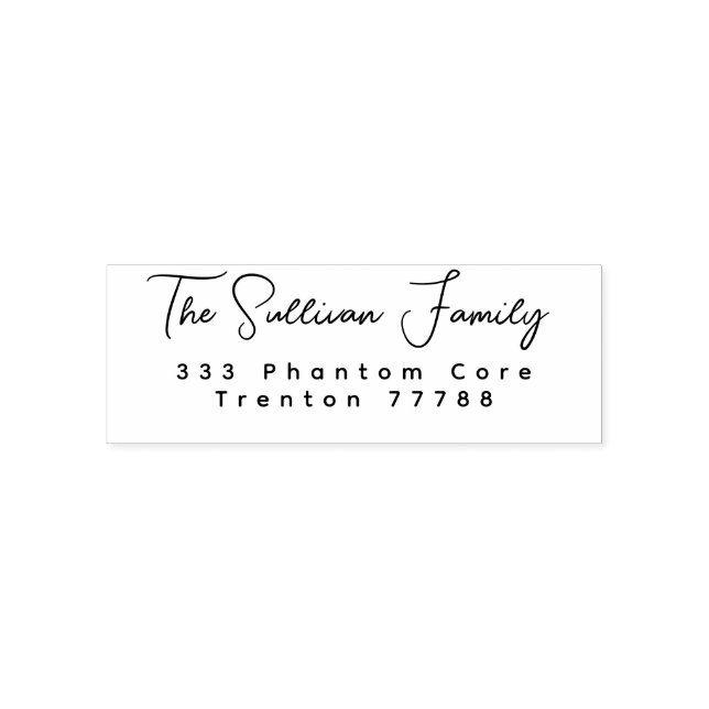 Self Inking Rubber Stamp Permastempel (Design)