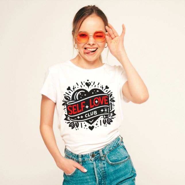 "Self Liebe Club" T-Shirt (Von Creator hochgeladen)