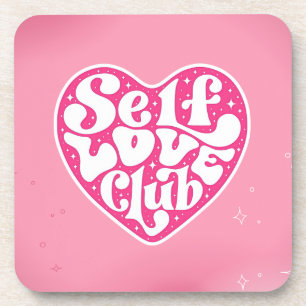 Self Love Club Getränk-Unterlage Getränkeuntersetzer