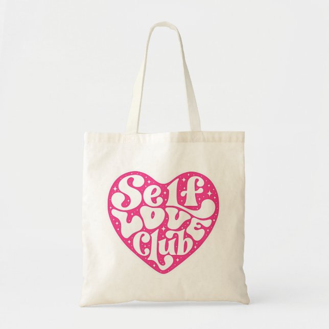  Self Love Club Tote Bag Tragetasche (Vorne)