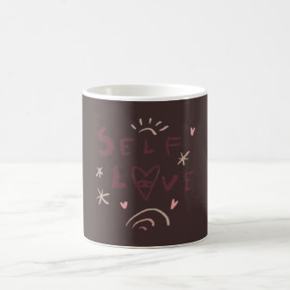 Self Love Mug | Cute Self Care Coffee Mug Verwandlungstasse