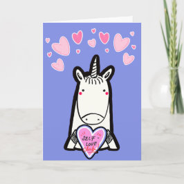 Self-Love Unicorn Karte