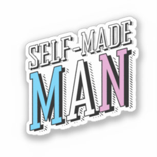 Self-Made Man Aufkleber