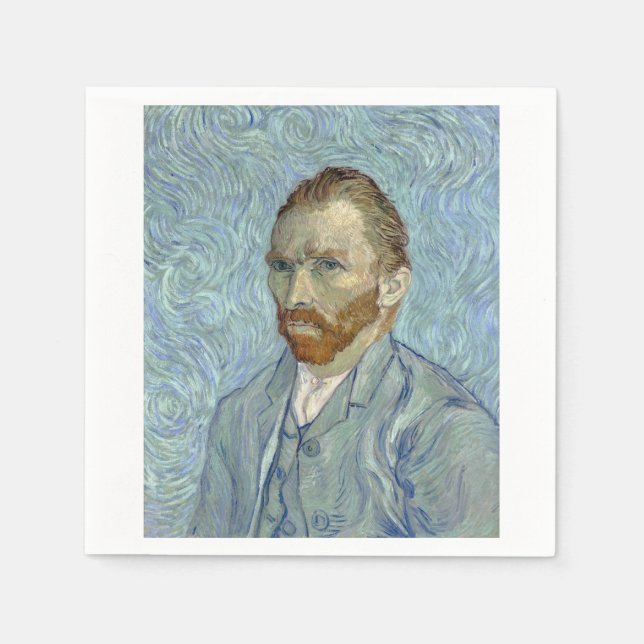Self Portrait 1889 by Vincent van Gogh Serviette (Vorderseite)