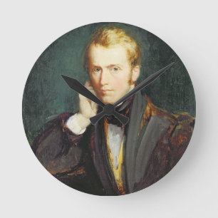 Self Portrait, c.1827-37 (oil on panel) Runde Wanduhr