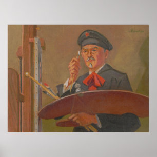 Self-Portrait - James C. Kulhanek (1974) Poster