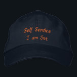 Self Service Ich bin Set Text Elegant Empowering-H Bestickte Baseballkappe<br><div class="desc">"Selbstbedienung in ihrem besten,  maßgeschneiderten Text Nehmen Sie Kontrolle,  tun Sie es selbst. Ich bin Set Custom Text,  der Ihnen die Möglichkeit gibt,  Ihren eigenen Erfolg zu unterstützen,  und zwar Schritt für Schritt."</div>