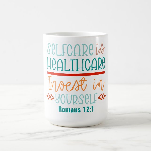 Selfcare - Morphing-Tasse Kaffeetasse (Mittel)