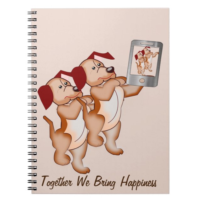 Selfie-Buddies-Notizbuch Notizblock (Vorderseite)