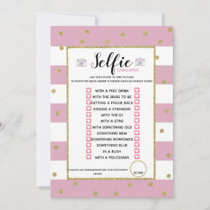 Selfie Challenge Spiel Einladung