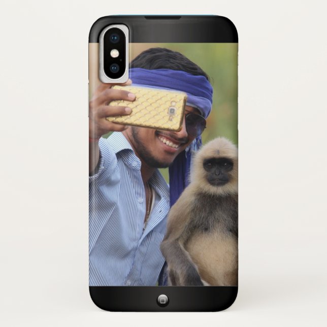 Selfie Foto iPhone Case (Rückseite)