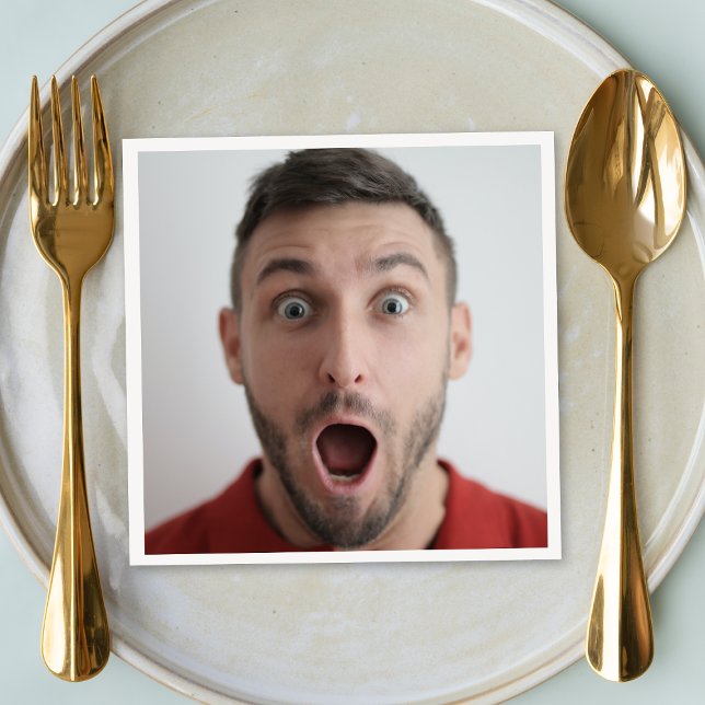 Selfie Foto Upload | Ihr Party zum Gesichtsvergnüg Serviette (Von Creator hochgeladen)