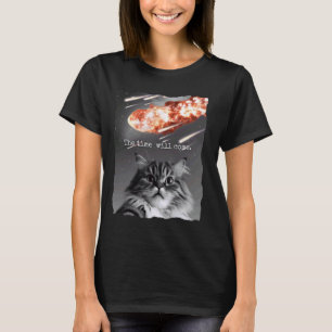 Selfie-Katze, Meteoriten-Einschlag-Tag, Katzen-Mem T-Shirt