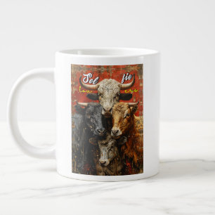 Selfie Lovers Cows Jumbo-Tasse