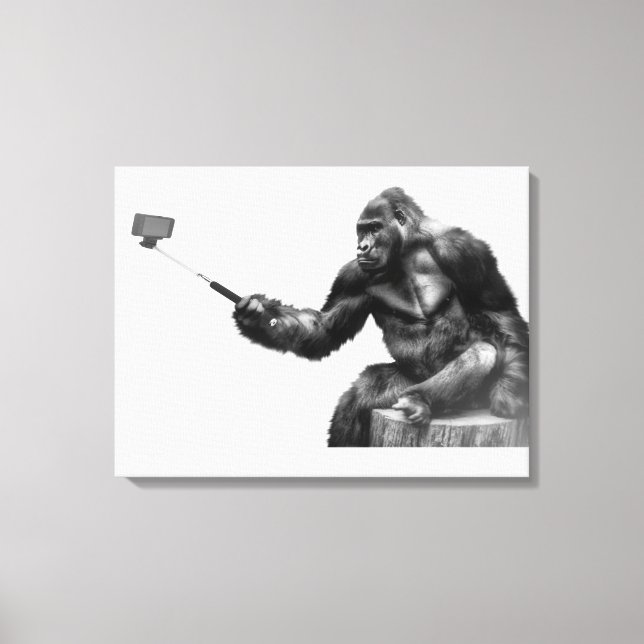 Selfie-Stick-Leinwandkunst Leinwanddruck (Vorderseite)
