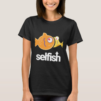 Selfische Kleine Fische versuchen, große Fische zu T-Shirt