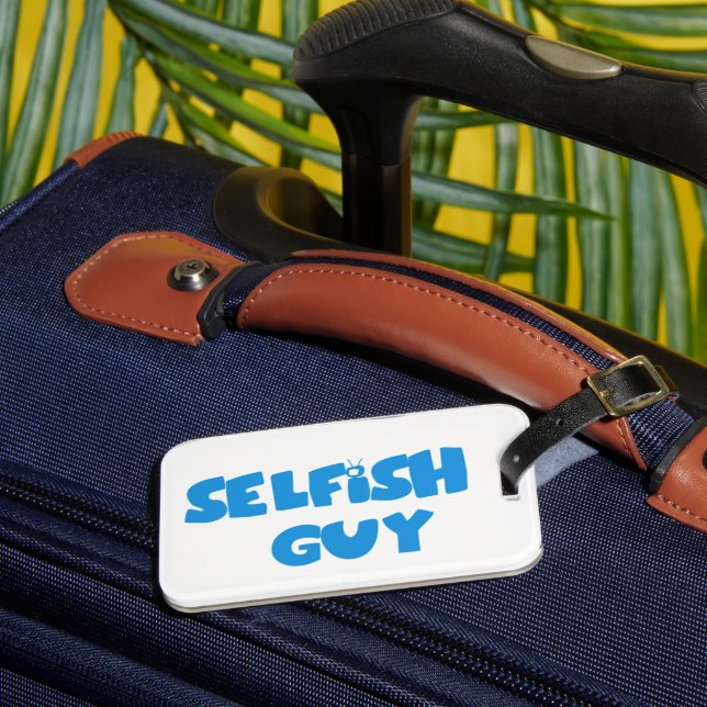 Selfish Typ Gepäckmarke Gepäckanhänger (Vorderseite Insitu 3)