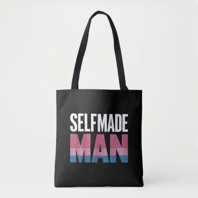 Selfmade Man Transgender Trans Pride Flag Transsex (Vorderseite)