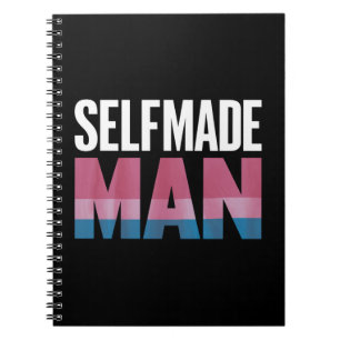 Selfmade Man Transgender Trans Pride Flag Transsex Notizblock