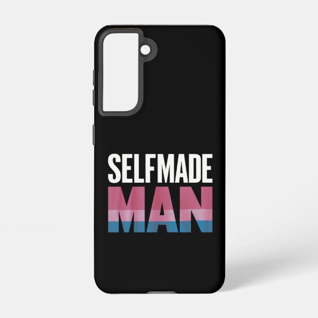 Selfmade Man Transgender Trans Pride Flag Transsex Samsung Galaxy Hülle (Rückseite)
