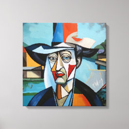 Selfportrait des französischen Künstlers Raphael C Leinwanddruck