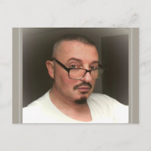 Selfy my age 67 by Mark Edward Westerfield Postkarte