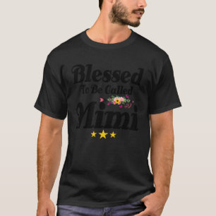 Selig, als Mimi Niedlich Mother Day Sunflo genannt T-Shirt
