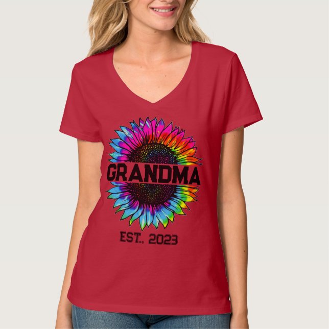Selig, als Nana Mimi Gigi Krawatte Die Blume T-Shirt (Vorderseite)