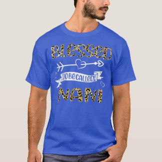 Selig, als Nani Floral Leopard Oma bezeichnet zu w T-Shirt