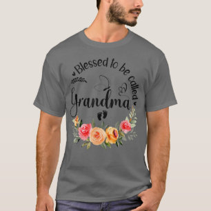 Selig, als Oma Frauen Blumendekor gr T-Shirt