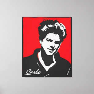 Selig Carlo Acutis, Beato Carlo, gesegnet Carlo Leinwanddruck