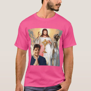 Selig Carlo Acutis Jesus und unsere Lady von Ftima T-Shirt