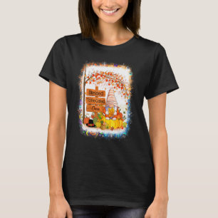 Selig genannt Oma Gnome Herbst Thanksg T-Shirt