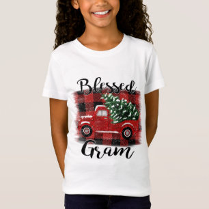 Selig Gram Red Truck Vintage Weihnachtsbaum T-Shirt