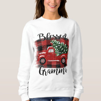 Selig Gramma Red Truck Vintage Weihnachtsbaum Sweatshirt