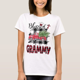 Selig Grammy Rot-kariert Weihnachten T-Shirt