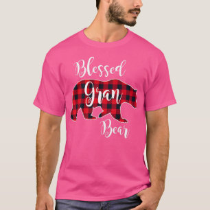 Selig Gran Bear Red Buffalo Karo Kariert Spaß Gran T-Shirt