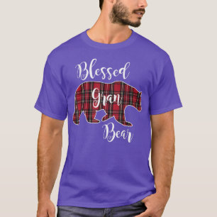 Selig Gran Bear Red Tartan Kariert Opa Geschenk 96 T-Shirt