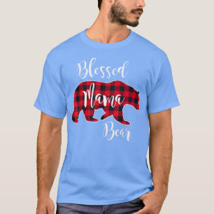 Selig Mama Bear Buffalo Karo Karierte Muster Mama T-Shirt