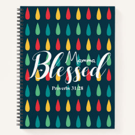 Selig Mamma Scripting Christlich Notizbuch