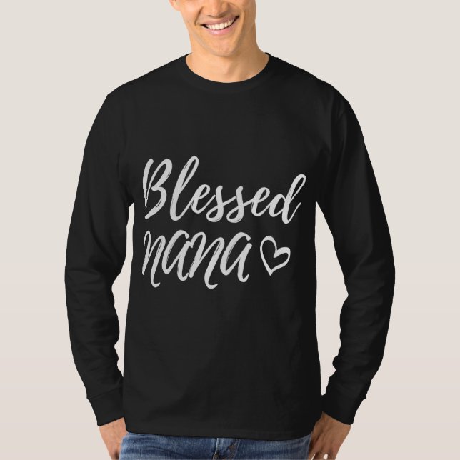 Selig Nana Oma Weihnachtsfamilie Matching T-Shirt (Vorderseite)