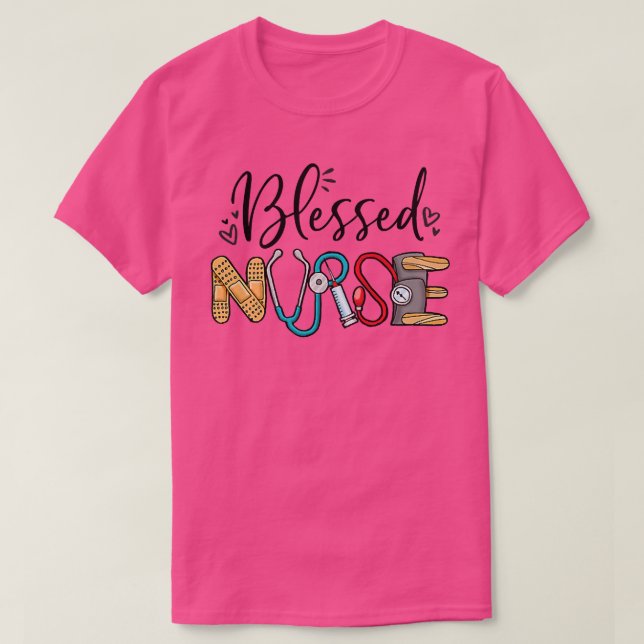 Selig Nurse Pocket Nurse Herbst Thanksgivin T-Shirt (Design vorne)