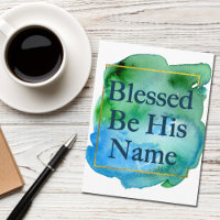 Selig sein Name Schöne Bibel Verse Kirche