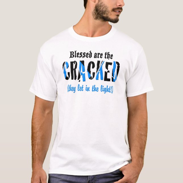 Selig sind die CRACKED T-Shirt (Vorderseite)