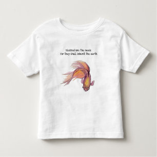 Selig sind die Meek Fish Kleinkind T - Shirt